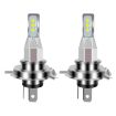 H4 Car LED Fog Light Pair 12V-24V 12W 1800LM Ice Blue - 1