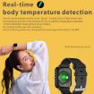 Q9 Pro Smart Watch - 1.7" HD Screen, Temp & Heart Rate Monitor (Orange) - 5