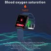 Q9 Pro Smart Watch - 1.7" HD Screen, Temp & Heart Rate Monitor (Blue) - 6