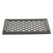 Grey Rectangle Louvered Ventilation Panel Cover - 198x114mm A6790 - 3