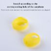 Yellow Silicone Protective Ear Cap Case for AirPods 3 - 7