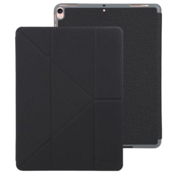 Mutural King Kong Series Leather Tablet Case for iPad Pro 10.5 (Black) - 1