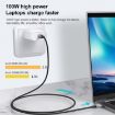1.5m 10Gbps USB-C Male to Male Elbow Charging Data Cable - 3