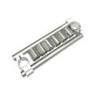 CNC Handle Bar Grips Set for Motorcycle Modification - Silver - 2