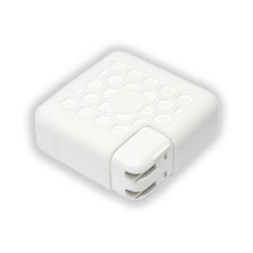 MacBook Pro 60W/Pro Retina 61W 13" Power Adapter Cover (White) - 1