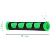 Motorcycle Handlebar Grip Covers - Horn Shape PVC Set, 2 PCS, Green - 3