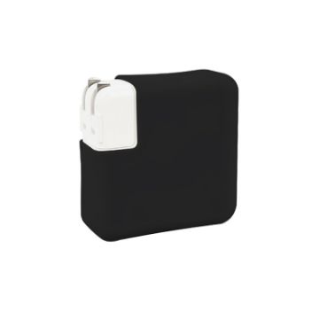 MacBook Pro 15" A1707 Touch Bar Power Adapter Cover - Black - 1