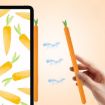 Avocado Silicone Case for Samsung Galaxy Tab S6 - Fruit & Veg Shape Stylus - 5