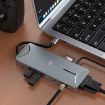 V240 12-in-1 USB-C/Type-C 3.1 HUB Docking Station - Grey - 5