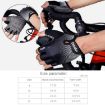 BOODUN 1096 XL Blue Non-slip Wear-resistant Fitness Silicone Gloves - 7