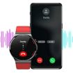E300 Smart Health Watch, 1.32" Screen, Temp & ECG Monitor, Red Strap - 4