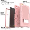 Samsung Galaxy Tab A8 10.5 2021 X200 Shockproof Case Rose Gold - 3
