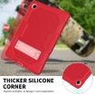 Samsung Galaxy Tab A8 10.5 2021 X200 Shockproof Case Red Silicone + PC - 5