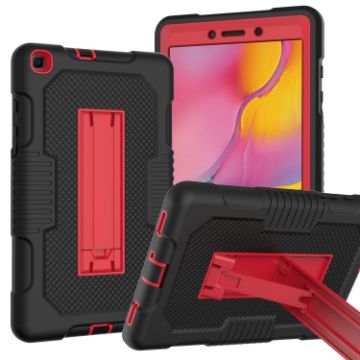 Samsung Galaxy Tab A 8.0 2019 T290 Shockproof Case Black Red - 1