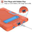 Samsung Galaxy Tab A8 10.5 2021 X200 Orange Blue Silicone PC Case - 4