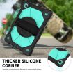 Samsung Galaxy Tab A8 10.5 2021 X200 Black+Mint Tablet Case - 5