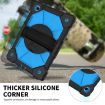 Samsung Galaxy Tab A8 10.5 2021 X200 Black+Blue Tablet Case - 5
