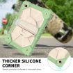 Samsung Galaxy Tab A8 10.5 2021 Case, Matcha Green+Beige Silicone+PC - 5