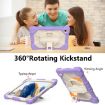 Samsung Galaxy Tab A8 10.5 2021 Case, Purple+Beige Silicone+PC Cover - 6