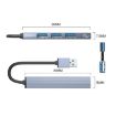 ORICO AH-A13 USB 3.0 + USB 2.0 Hub Adapter, Space Gray, 4 Ports - 2