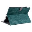 Samsung Galaxy Tab A 8.0 2019 Tiger Pattern Flip Case Dark Green - 3