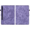 Samsung Galaxy Tab S9+ Purple Tiger Pattern Flip Leather Case - 2