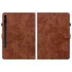 Samsung Galaxy Tab S9+ Brown Tiger Pattern Flip Leather Case - 2