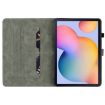Samsung Galaxy Tab S5e T720/T725 Tiger Pattern Flip Leather Case Black - 3