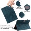 Samsung Galaxy Tab A 10.1 2016 Tiger Pattern Flip Case Dark Blue - 6