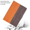 Samsung Galaxy Tab A7 10.4 2020 T500 Orange Leather Tablet Case - 5