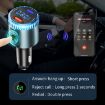 BC77 QC3.0 Fast Charging Car Bluetooth MP3 Player FM Transmitter Navy - 7