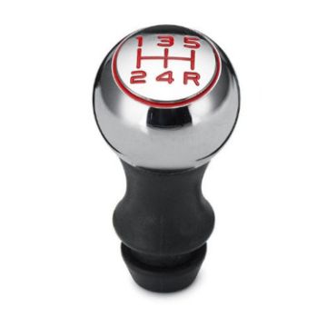 Peugeot MR-9017 Red 5-Speed Car Gear Shift Knob Head Modification - 1