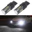 7443 12V 7W Car LED Fog Light Pair - White Light, Continuous Use - 1