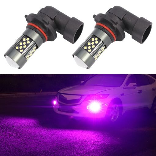 1 Pair 9005 12V 7W Car LED Fog Light - Purple Light - 1