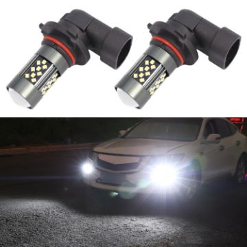 1 Pair 9006 12V 7W Car LED Fog Light - White Light - 1