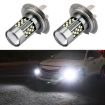 H7 12V 7W Car LED Fog Light Pair - White Light - 1