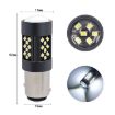 1157 12V 7W Strobe Car LED Fog Light Pair - Orange Light - 3