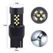 7443 12V 7W Strobe Car LED Fog Light Pair - Lime Light - 3