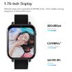 4G LTE Smart Watch Android 9.1OS 2GB+16GB, 1.75" Screen (Black) - 3