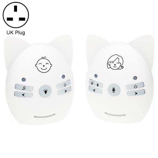 V30 Wireless Audio Baby Monitor with Voice Monitoring & Night Light UK Plug - 1