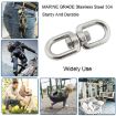 10mm 304 Stainless Steel Universal Rotating Ring for Versatile Use - 6