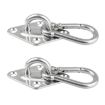 8mm 304 Stainless Steel Sand Bag Ceiling Hook - 2 PCS Heavy Duty Hangers - 2