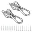 8mm 316 Stainless Steel Ceiling Hook - Heavy Duty Swing Hangers, 2 PCS - 1