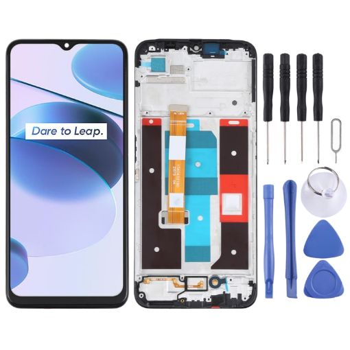 Realme C35 RMX3511 LCD Screen & Digitizer Assembly with Frame - 1