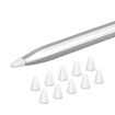 Silicone Nib Cap Set for Huawei Pencil - 10 Pack (Transparent) - 1