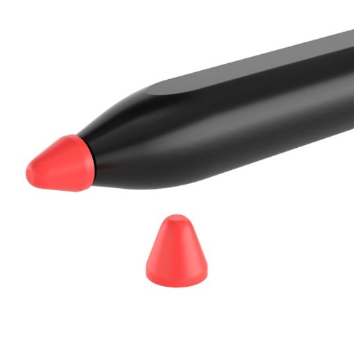 Silicone Nib Cap Set for Xiaomi Pencil - 10 Pack (Red) - 1
