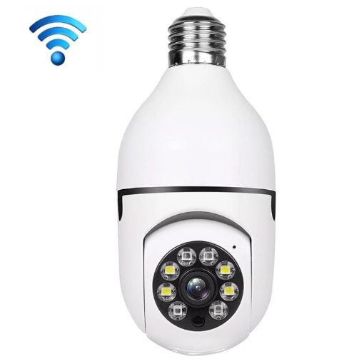 A6 2MP HD Light Bulb WiFi Camera with Motion Detection & Night Vision - 1
