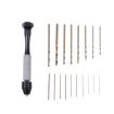 Precision Pin Vise Mini Twist Drill Bits Hand Drill Set Model 8009 - 5