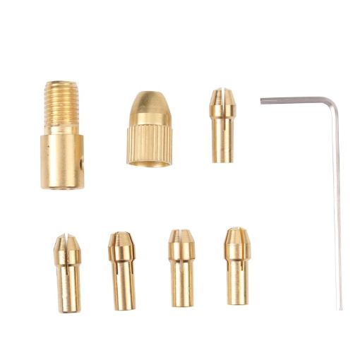 DIY-5.0 8 in 1 Mini Chuck Fixture Clamp Drill Chuck Clip - 1