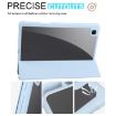 Samsung Galaxy Tab S6 Lite 2020/2022 Sky Blue Smart Leather Case - 4
